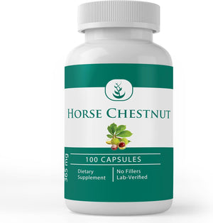 PURE ORIGINAL INGREDIENTS Horse Chestnut (365 Capsule), No Magnesium or Rice Fillers, Always Pure, Lab Verified