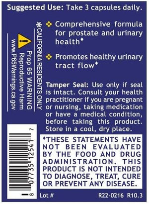 QNL Quantum Prostate Support - Vegan Prostate Health Capsules - Saw Palmetto Supplement - Organic Men'S Supplement - Premium Health & Wellness Product - 90 Plant-Source Capsules