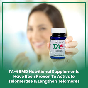 | TA-65 Telomerase Activation | Anti-Aging & Immunity Boost with Cell Rejuvenation | 30 Capsules