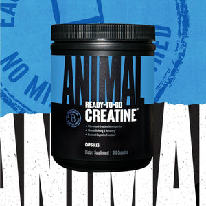 Animal Micronized Creatine Monohydrate Capsules - 300 Caps, 2500Mg per Serving for Muscle Growth, Strength, and Endurance