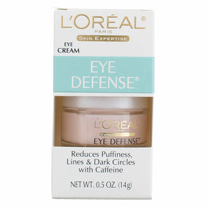 L'Oreal Loreal Dermo-Expertise Eye Defense Gel, 0.5 Oz (Pack of 2)