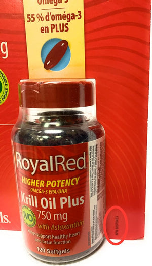 Webber Naturals - Royalred Krill Oil plus 750 Mg with Astaxanthin, 120 Softgels