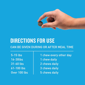 Vetiq Glucosamine Hip & Joint Supplement for Dogs, 180 Soft Chews, Dog Joint Support Supplement with MSM and Krill, Dog Health Supplies Large & Small Breed, Chicken Flavored Chewables