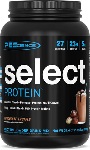 Pescience Select Low Carb Protein Powder, Chocolate Truffle, 27 Serving, Keto Friendly and Gluten Free
