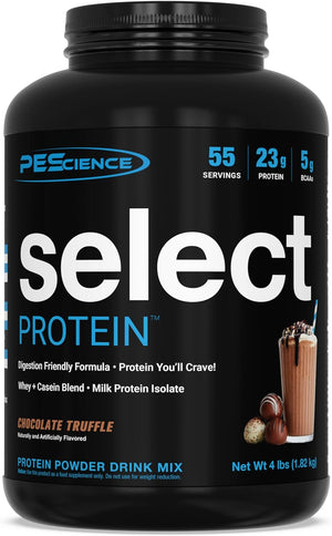 Pescience Select Low Carb Protein Powder, Chocolate Truffle, 55 Serving, Keto Friendly and Gluten Free
