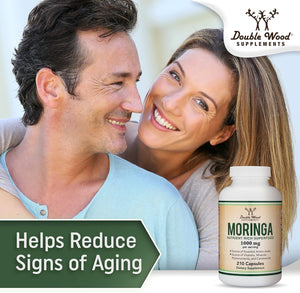 Lactation Supplement for Increased Breast Milk - Moringa Vegan Superfood for Breastfeeding Lactation Support (More Effective than Lactation Cookies) for Breast Milk Supply Boost by Double Wood