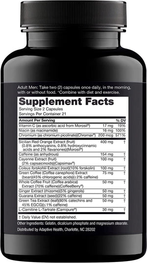 Nugenix Thermo - Thermogenic Fat Burner Supplement Pills for Men, Extreme Metabolic Accelerator, 42 Count