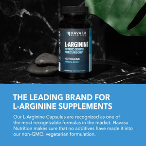 L Arginine L Citrulline Nutritional Supplements NO Nitric Oxide Booster | Stamina Endurance Performance for Workouts | 2 Months Supply of L Arginine 500Mg Nitric Oxide Pills for Men | 120 Capsules