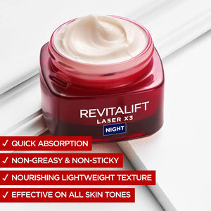 L'Oreal Paris Revitalift Laser Renew Night Cream, 1.7 Oz