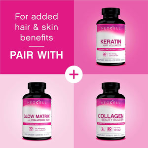 Super Collagen with Vitamin C and Biotin, Skin, Hair and Nails Supplement, Includes Antioxidants, Tablet, 270 Count, 1 Bottle