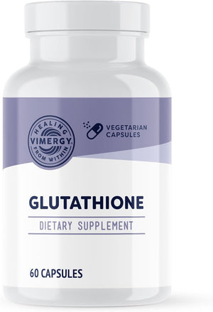 Glutathione Capsules, 60 Servings – Natural Immune Supporting, Antioxidant & Detox Supplement - Gluten-Free, Kosher, Soy-Free, Vegan, Paleo Friendly