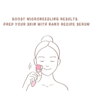 Korean EGF + FGF Liposome Concentrate Mix 2 Drops in Any Step of Your Skin Care Routine Improve Skin Elasticity and Wrinkle anti Aging Microneedling Serum 10Ml