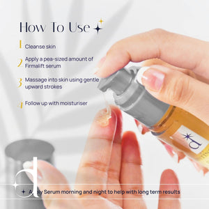 Distinction Firmalift Firming Face & Eye Serum – anti Aging Serum Lotion Cream and Moisturizer | Helps Reduce the Appearance of Fine Lines and Wrinkles, Soothes (1 Fl Oz)