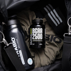 Nutrabio – BCAA 2500 – Branched Chain Amino Acids – Support New Muscle Growth and Prevent Muscle Breakdown – 250 Capsules