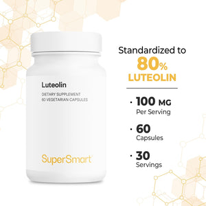 '- Luteolin 100Mg per Day (High Strength) - Bioactive Flavonoid Supplement | Non-Gmo & Gluten Free - 60 Vegetarian Capsules