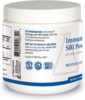Immuno-Gg SBI Powder Easy-To-Mix Powder Formula, Ultimate Igg, Complete Gut Health and Immune Support, Dairy Free, Immunoglobulin Concentrate 2.6 Oz