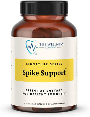 The Wellness Company Original Spike Support Formula Supplement | 120 Capsule 2 Month Supply | Natural Immunity Booster with Herbal Extracts | Vegan, Non-Gmo, Gluten-Free