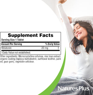 Naturesplus Melatonin 10 Mg - 90 Fast-Acting Tablets - Vegan, Gluten Free - 90 Servings