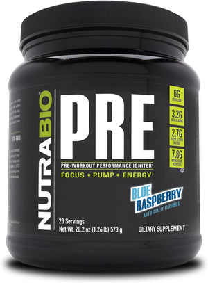 Nutrabio PRE Workout V5 - (Strawberry Lemon Bomb)