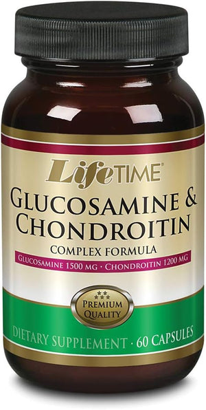 Glucosamine Chondroitin Complex | Support Mobility, Joints & Recovery | 1500Mg Glucosamine, 1200Mg Chondroitin | 60 Capsules