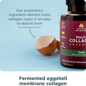 Advanced Collagen Protein Lean with Probiotics, Hydrolyzed Collagen Peptides Supports Healthy Weight Loss* and Fat Loss*, 90 Count