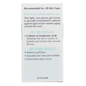 L'Oreal Loreal Dermo-Expertise Eye Defense Gel, 0.5 Oz (Pack of 2)