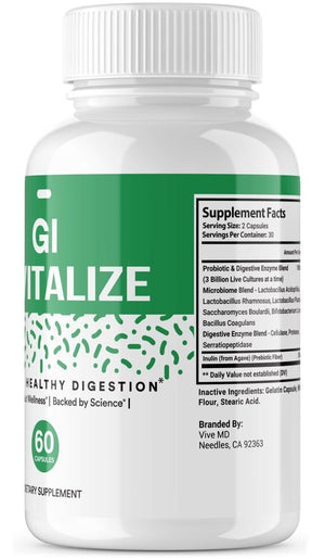 GI Revitalize Advance Formula Dietary Supplement - Official Formula (3 Pack)