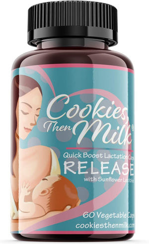 Lactation Support Supplement Capsules, Breastfeeding Essentials Postnatal Increase Breast Milk Supply, Milkflow Aid Pills, Ideal to Induce Postpartum Breastmilk & Feeding Milk