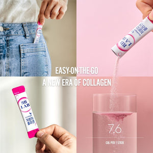 Low Molecular Collagen Biotin Plus, Halal Collagen, Powder Supplement, Korean Marine Collagen, Fish Collagen Peptides, Biotin, Vitamin C, Fast Absorption, Shine Muscat Flavor