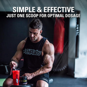 EHP Labs Oxyshred Hardcore Super Dosed Pre Workout Powder - Preworkout Powder with L Glutamine & Acetyl L Carnitine, Energy Boost Drink - 275Mg of Caffeine - Watermelon Candy, 40 Servings