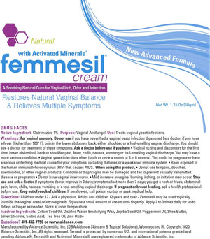 Femmesil Feminine Care Vaginal Health Antifungal Cream for Relief from Yeast Infection, Vaginal Itch & Irritation, Vaginal Cream for Women, 50Gm Tube