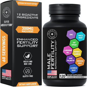 Male Fertility Supplements and Fadogia Agrestis Tongkat Ali Complex - Fertility and Energy Support Bundle