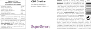 '- CDP Choline 1000Mg per Day (Patented & High Dose) - Cognizin Citicoline Supplement | Non-Gmo & Gluten Free - 60 Vegetarian Capsules