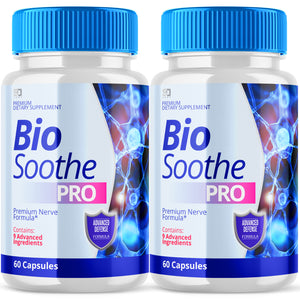 (2 Pack) Bio Soothe Pro, Biosoothe Premium Nerve Pain Formula (120 Capsules)