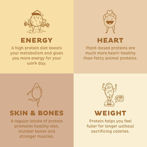 KOS Organic Plant Based Protein Powder, Chocolate Peanut Butter - Delicious Vegan Protein Powder - Keto Friendly, Gluten Free, Dairy Free & Soy Free - 15 Servings