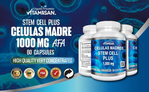 10 Bottles Celulas Madres Stem Cell plus 1000 Mg Capsules