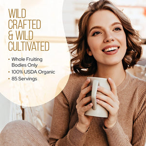 La Republica SUPER 7 USDA Organic Mushroom Powder (Lion'S Mane, Chaga, Reishi, Cordyceps, Maitake, Shiitake, Turkey Tail, Mushroom Supplement, Vegan, No Fillers (3 Oz)