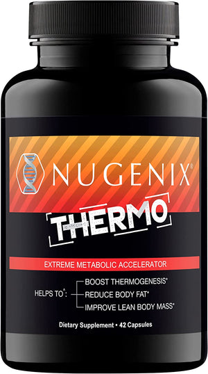 Nugenix Thermo - Thermogenic Fat Burner Supplement Pills for Men, Extreme Metabolic Accelerator, 42 Count