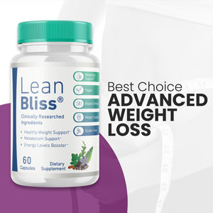 Lean Bliss, Leanbliss Supplement for Weight Loss & Fat Burning (60 Capsules)