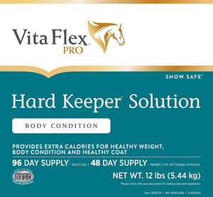 Pro Hard Keeper Solution, Horse Weight Supplement, Extra Calories for Weight and Slow Burning Energy, 12 Pounds