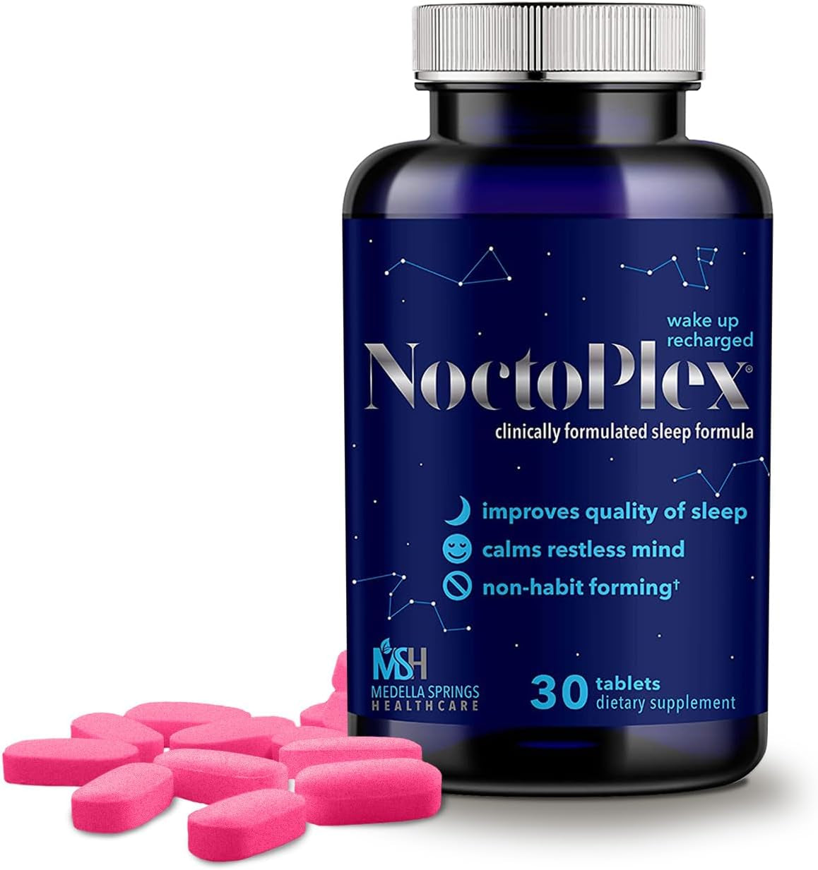 Sleep Aid 30 Tabs - 100% Drug Free & Non-Habit-Forming Sleep Pills – Clinically Formulated Sleep Supplement W/Valerian Root for Sleep - Melatonin, Lemon Balm & Valerian Root Sleep Aid