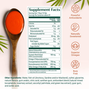 ALGAECAL Hydrolyzed Collagen Complete - Anti-Aging Collagen Powder with Clinically-Supported Beauty Collagen + Free Triple Power Omega 3 Fish Oil 7 Single Serve