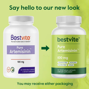 BESTVITE Artemisinin 100Mg (240 Vegetarian Capsules) (2-Pack) - No Stearates - No Flow Agents - Vegan - Gluten Free - Non GMO