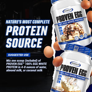 Gaspari Nutrition Proven Egg, 100% Egg White Protein, 25G Protein, Keto Friendly, Dairy Free, Lactose Free, Soy Free (2 Lbs, Peanut Butter Cup)