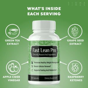 (3 Pack) Fast Lean Pro Capsules - Fast Lean Pro Dietary Supplement