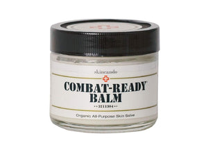 Combat Ready Skin Balm 2Oz by Skincando – All Natural - Intensive Moisturizer – Skin Cream - Organic Ingredients – Apricot Kernel Oil – Grapefruit Seed Extract – Black Spruce - Black Tea Moisturizer