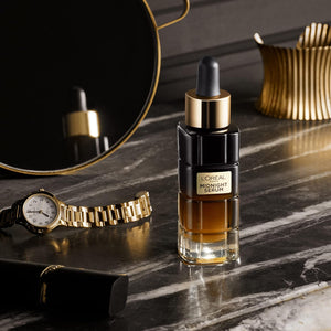 L'Oreal Paris Age Perfect Anti-Aging Midnight Face Serum, Reduce Wrinkles 1Oz + Midnight Cream Sample, Packaging May Vary