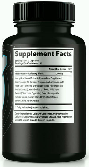 Male Force Pills for Men, Boosts T-Levels for Peak Performance 60Ct