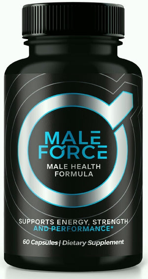 Male Force Pills for Men, Boosts T-Levels for Peak Performance 60Ct