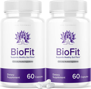 (2 Pack) Biofit Probiotic Pills Bio Fit Supplement (120 Capsules)
